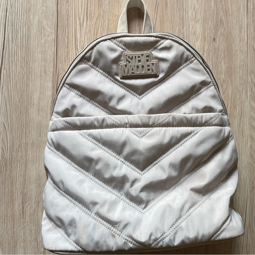 Steve Madden Quilted Laptop Backpack